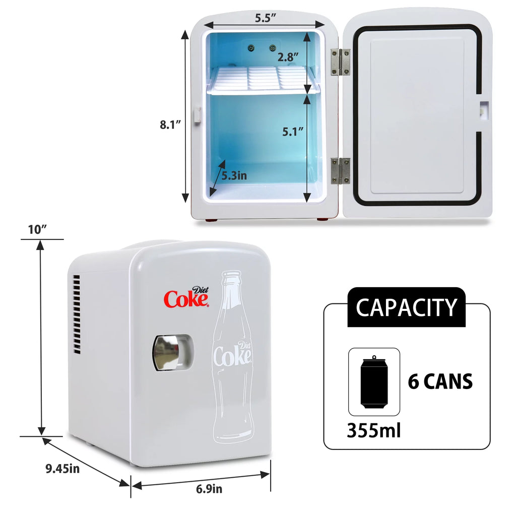6 Can Portable Cooler Mini Fridge B637803