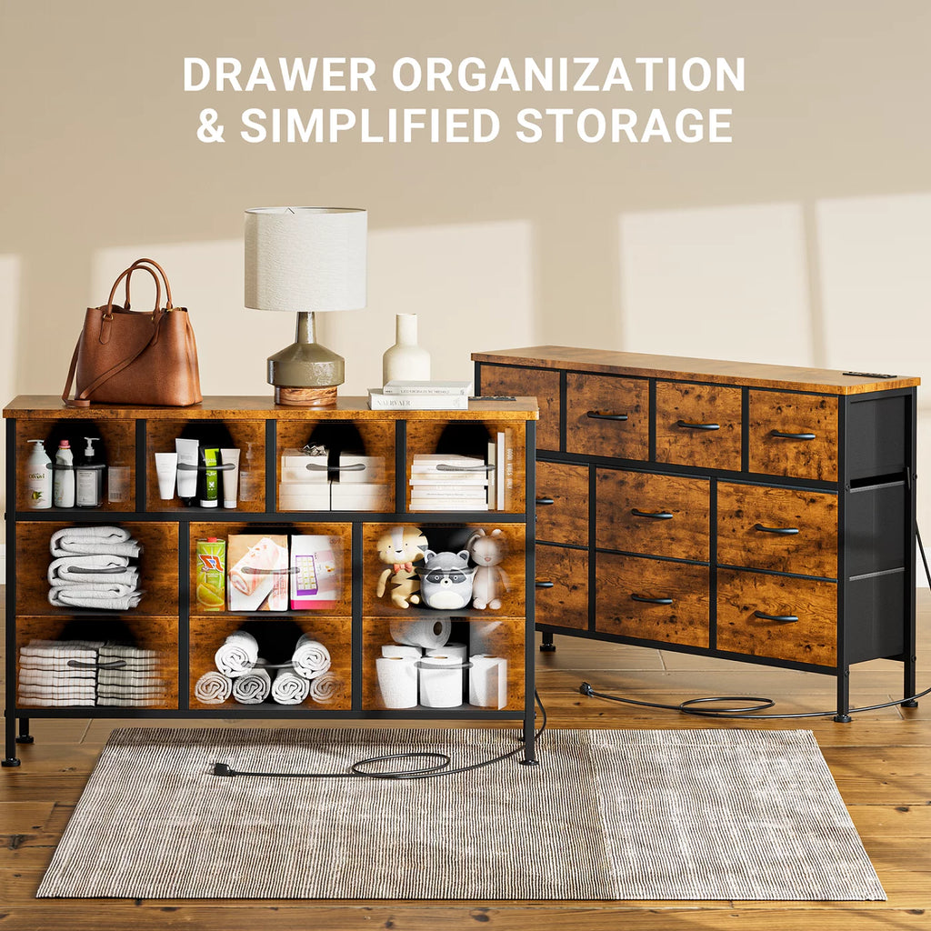 Brown 10 Drawers Dresser H79479