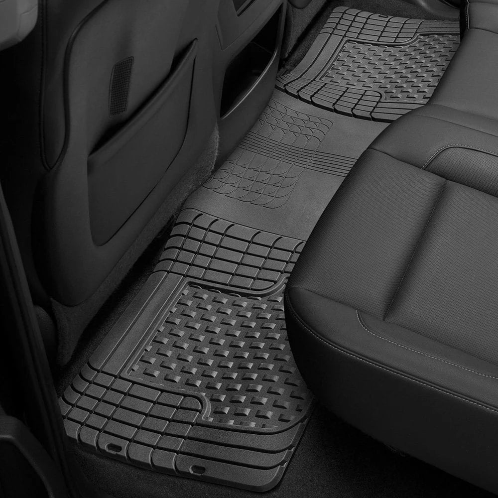 Black 3-Piece Floor Mat Set H546019