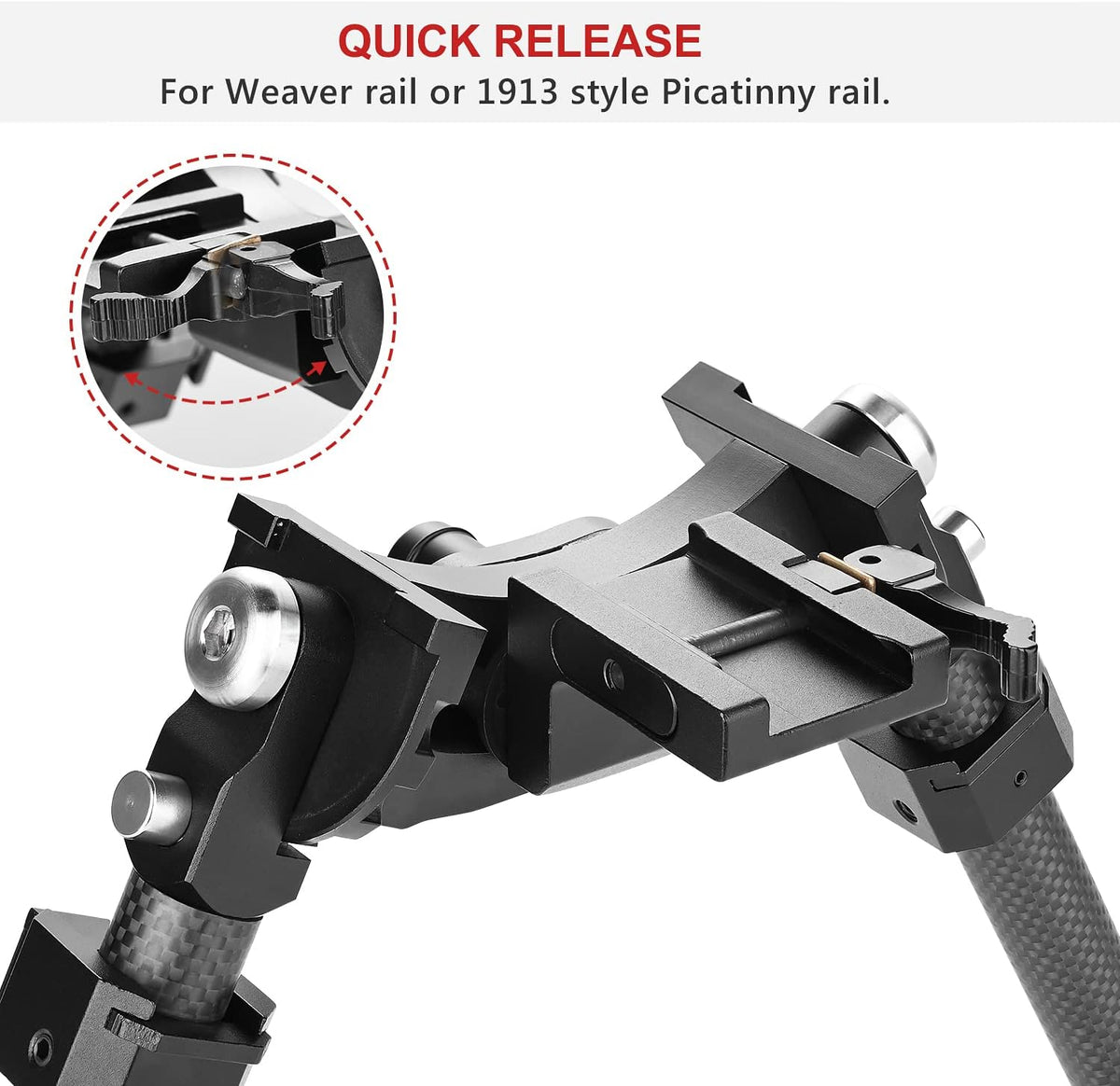 Carbon Fiber Adjustable Bipod I2352