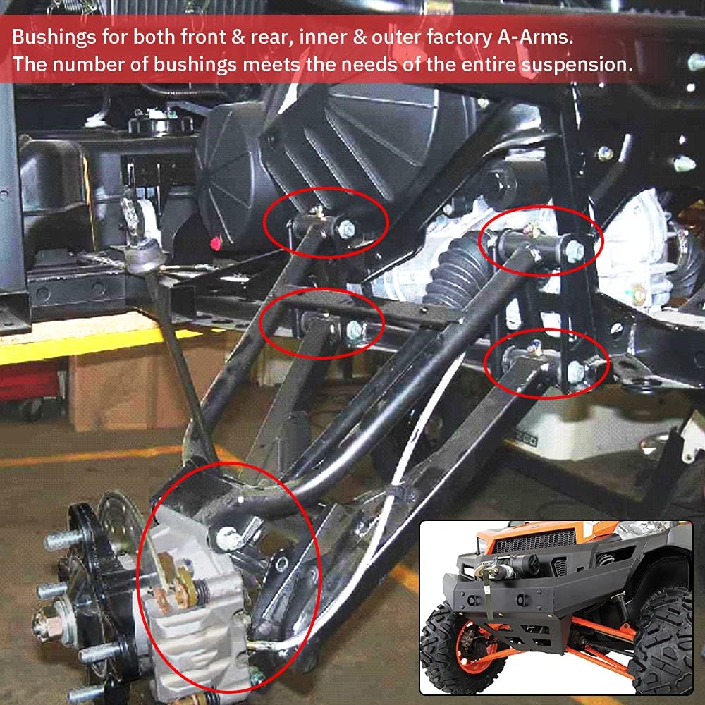 A-Arm Bushing Kit Set of Front and Rear Bushings J658837