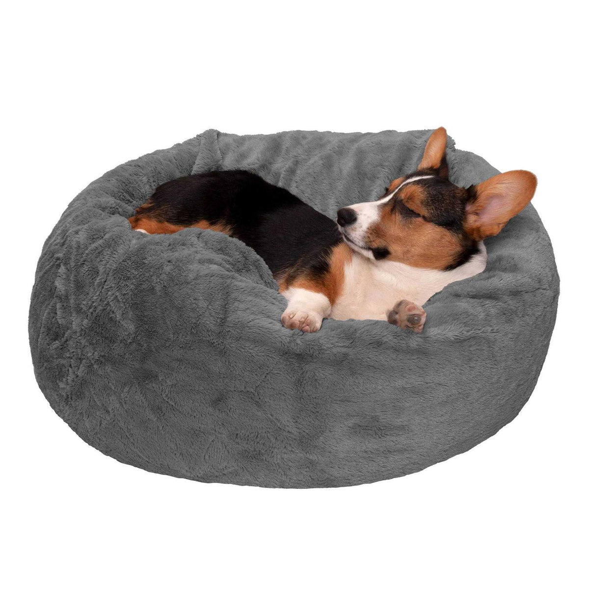 Round Plush Ball Dog Bed N155