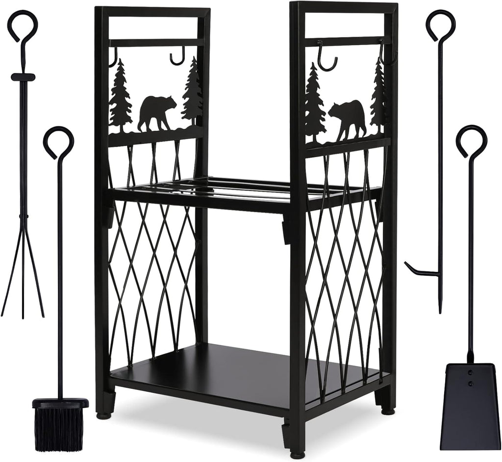 Heavy Duty Steel Firewood Rack U167001