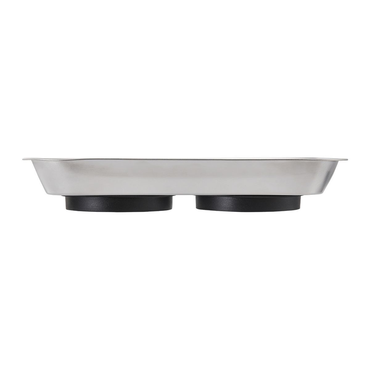 9-1/2 in. x 5-1/2 in. Magnetic Stainless Steel Parts Tray H858450