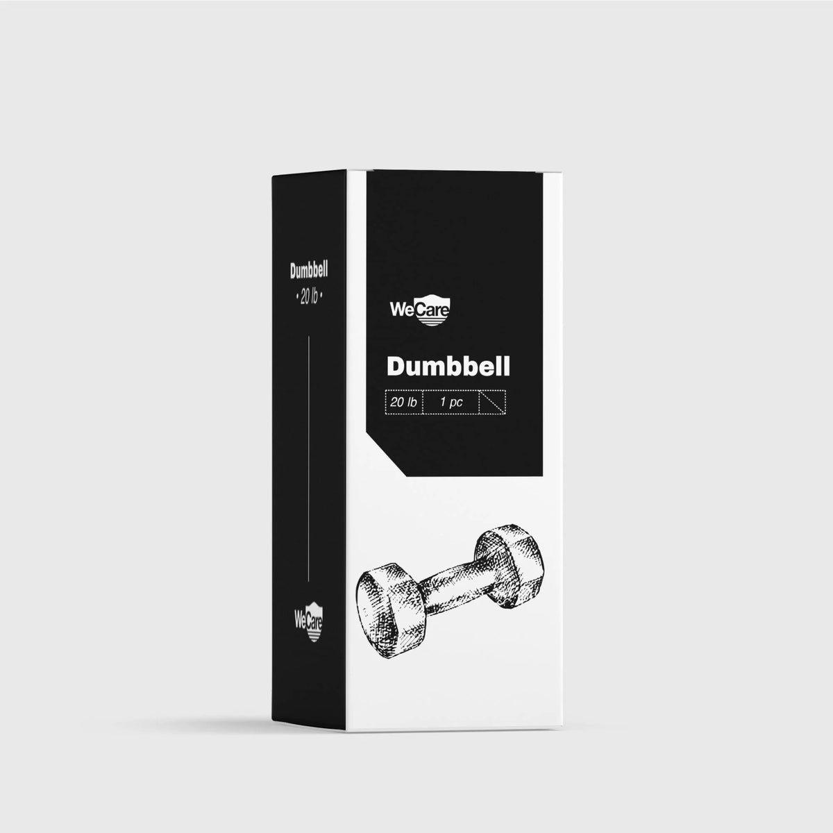 20lb Rubber Chrome Dumbbells Pair I313