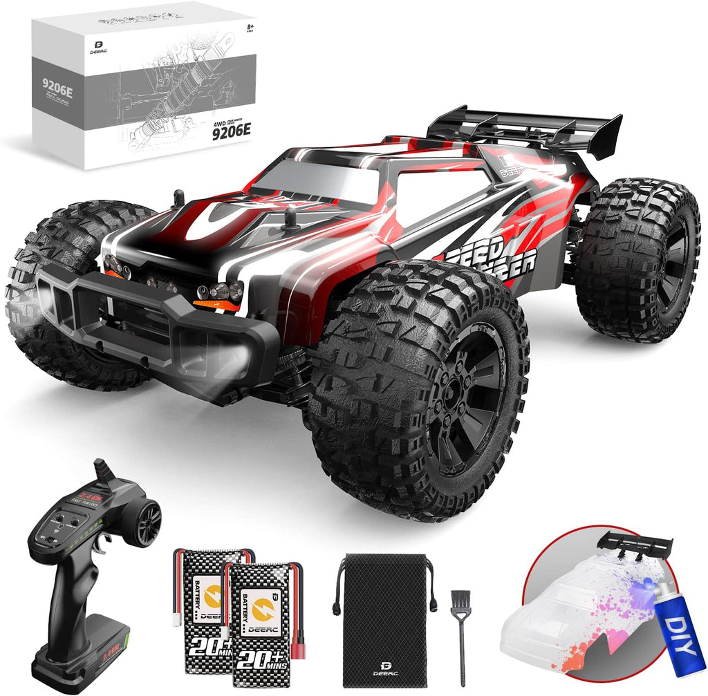 1:14 Scale Remote Control Car 40 KM/H 4WD Off Road Monster Truck with 2 Rechargeable Battery X39425