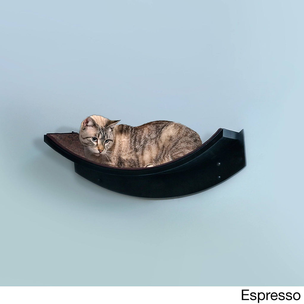 Refined Feline Lotus Leaf Cat Shelf B338