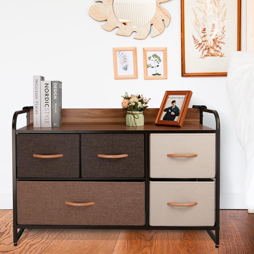 7 Drawer Fabric Dresser Storage Tower K22342