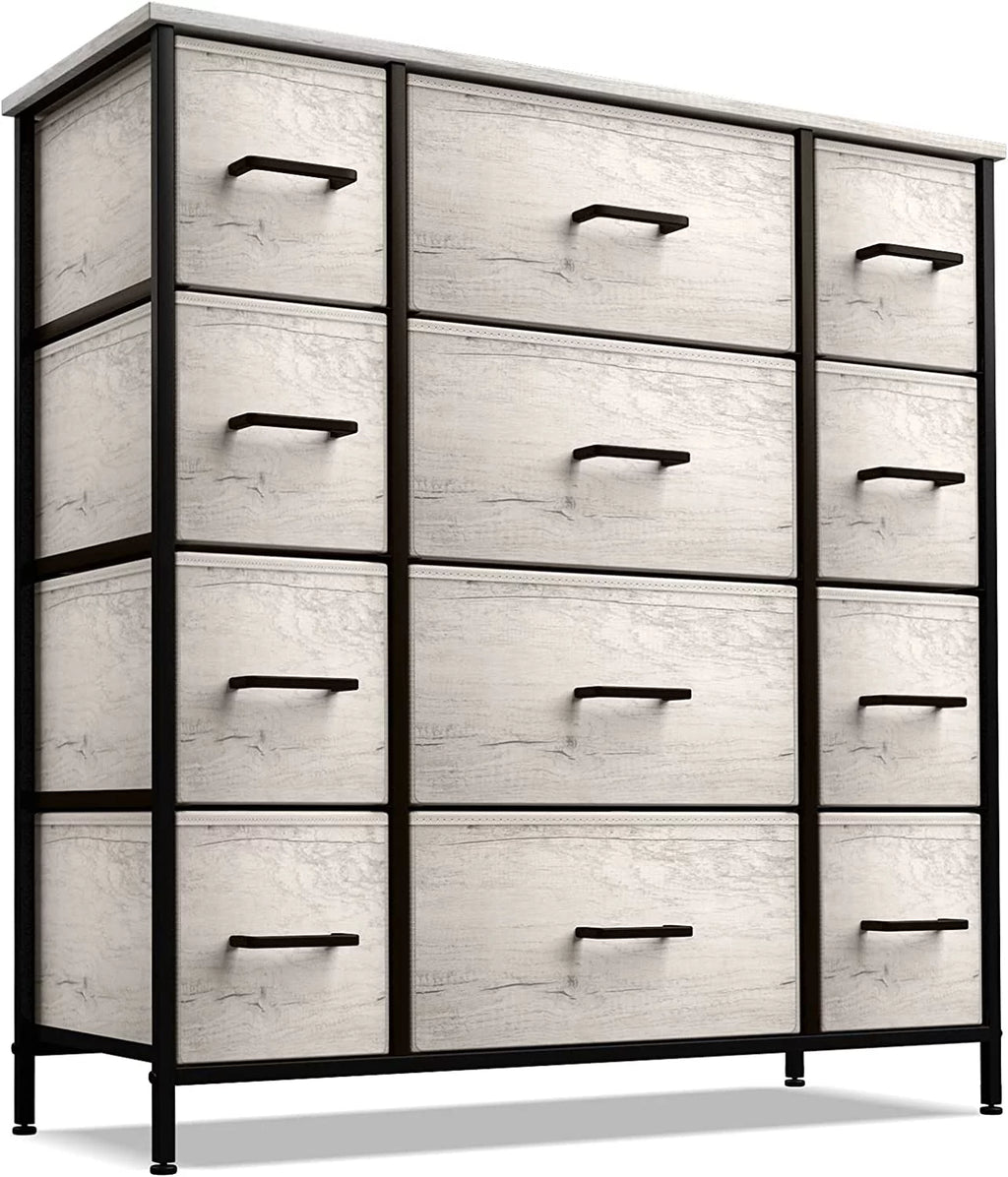 12 Drawer Storage Dresser with Fabric Bins Z456