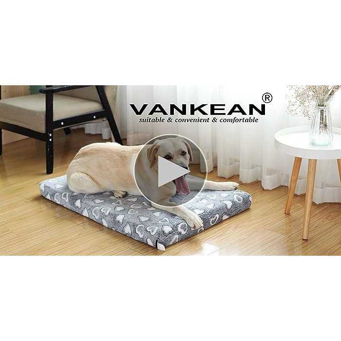 Reversible Dog Crate Mat with Removable Washable Cover H788