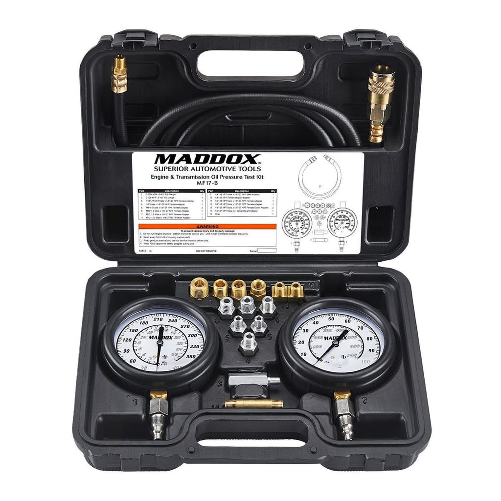 Engine and Transmission Oil Pressure Test Kit V2867