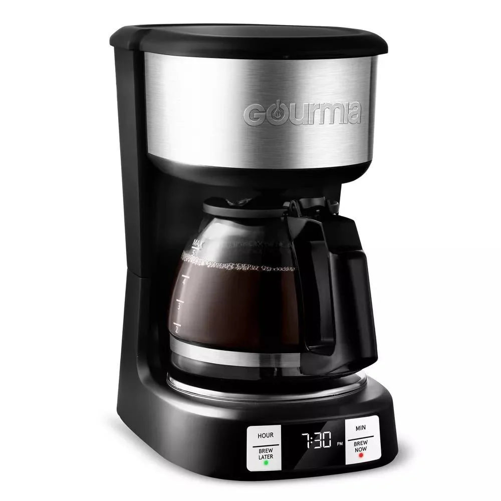 5 Cup Programmable Drip Coffee Maker Black H22215