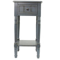 One Drawer Square Accent Table F4941