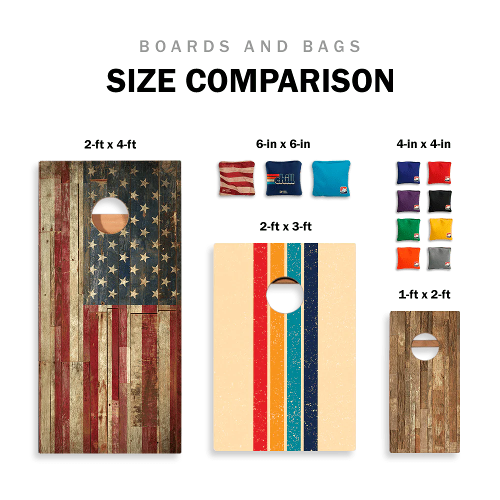 6-in Dual-Sided Cornhole Bags Z267