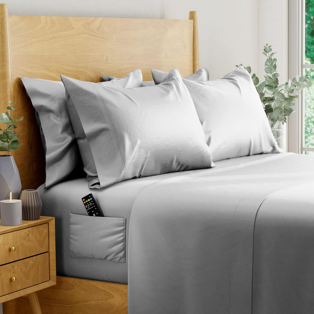 King Size Eucalyptus Sheets 6 pcs V7864
