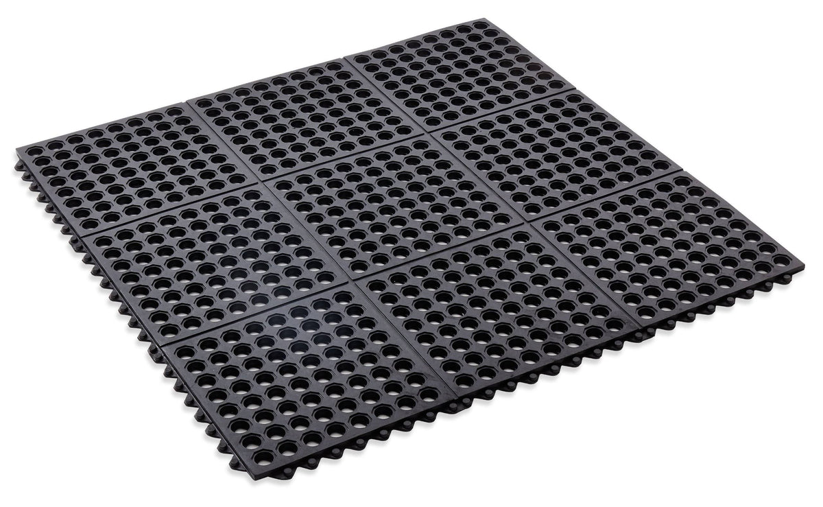 Black Interlocking Utility Mat B23760