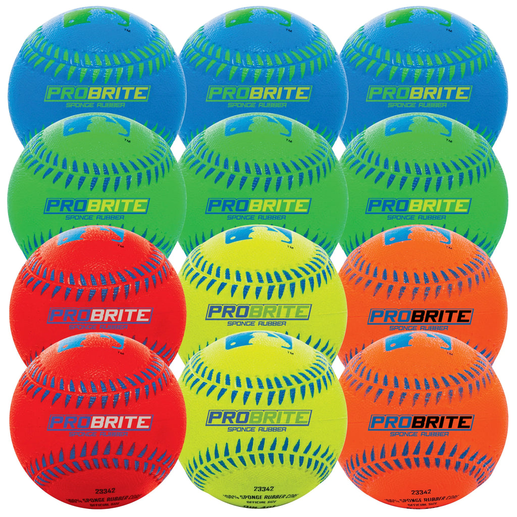 Soft Rubber Baseballs 12 Pack Q91243