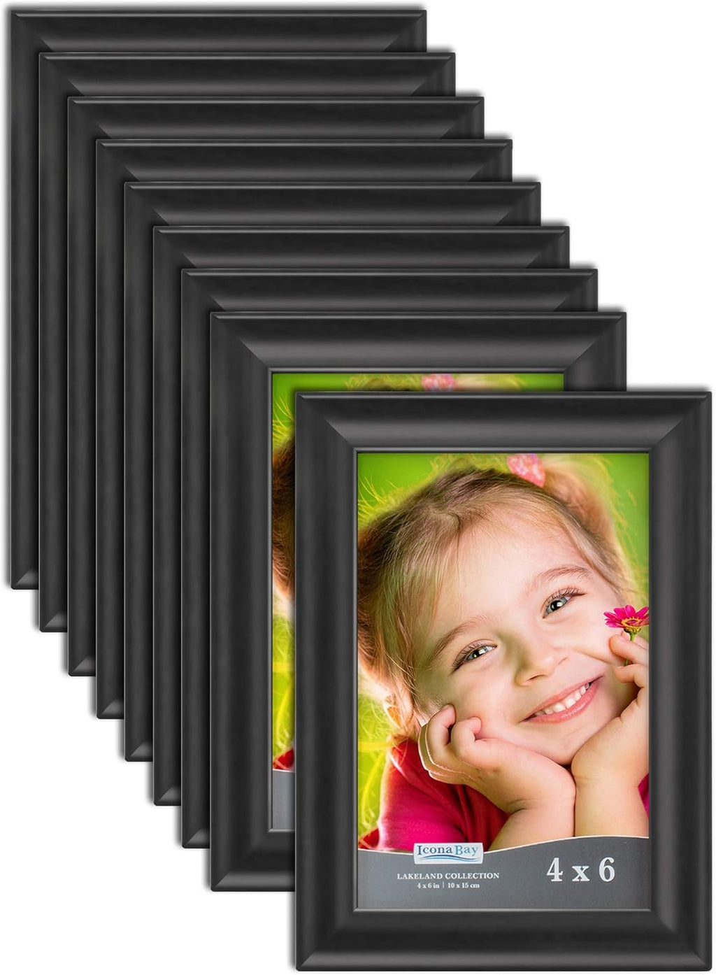 Black 12 Pack 8.5x11 Composite Wood Certificate Frames A1135