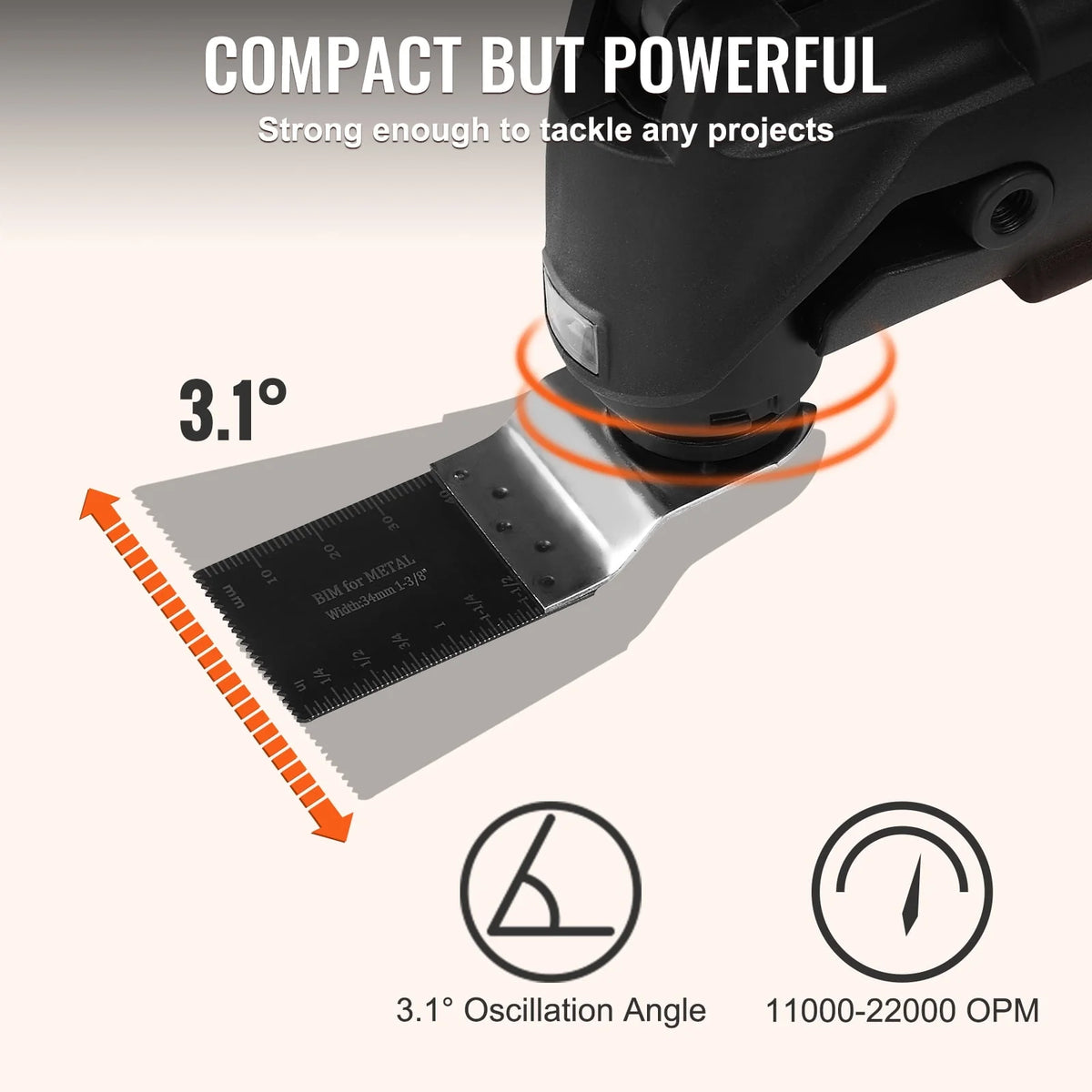 Oscillating Multi Tool 6 Variable Speeds M4813