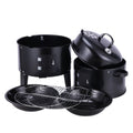 Portable Charcoal Smoker Grill O259