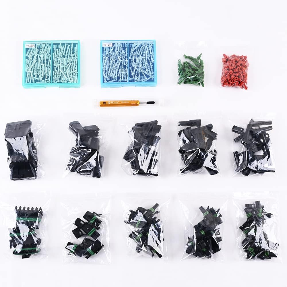473PCS Waterproof Electrical Connector Kit with Pin Removal Tool E44080
