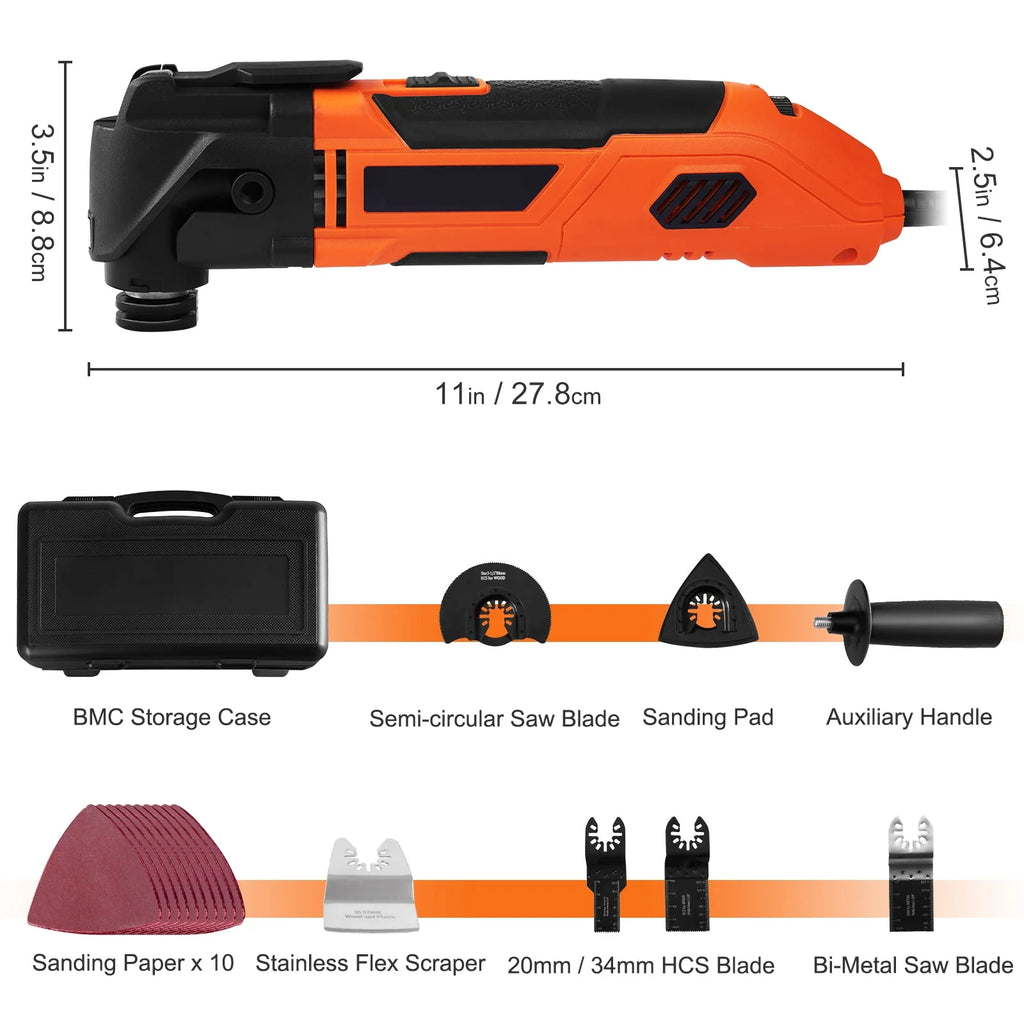 Oscillating Multi Tool 6 Variable Speeds M4813