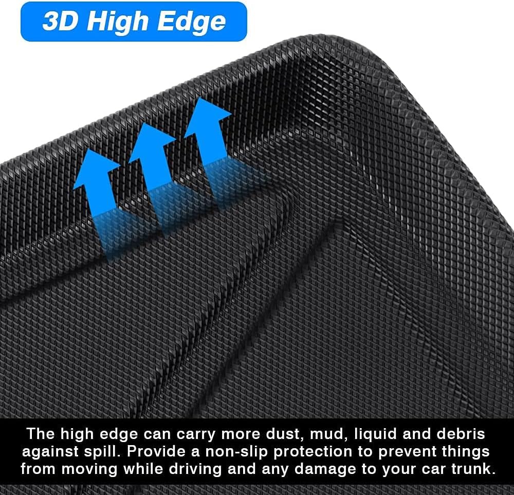 Custom Fit Cargo Liner Trunk Tray Heavy Duty Rubber Waterproof Protector U69915