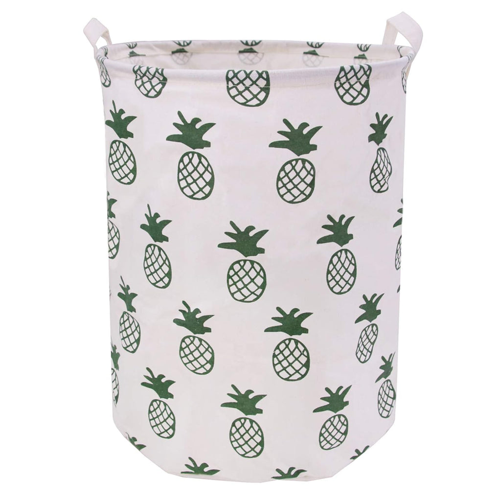 Large Canvas Fabric Waterproof Laundry Basket with Handles S2364