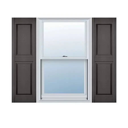14 3/4 inch W x 71 inch H Vinyl Double Panel Shutters X510