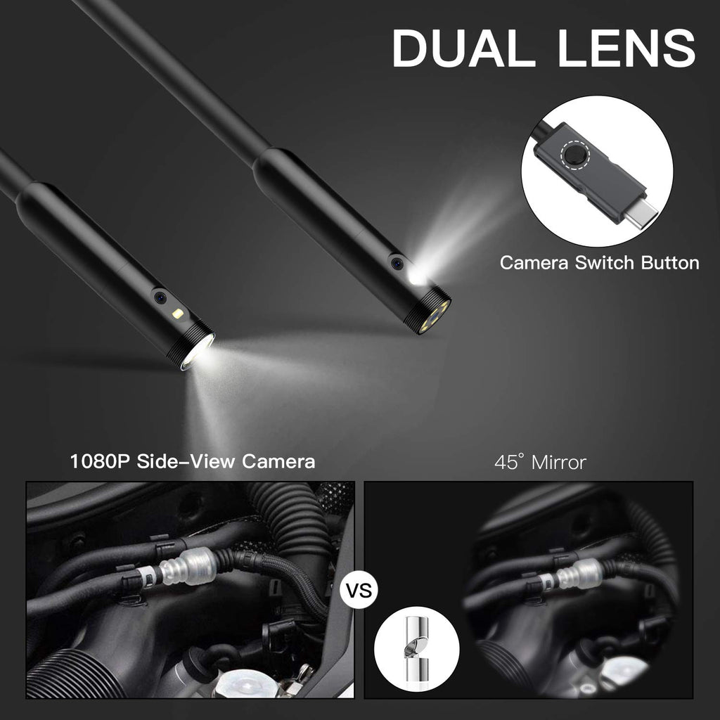 Dual Camera Borescope Inspection Camera I1361