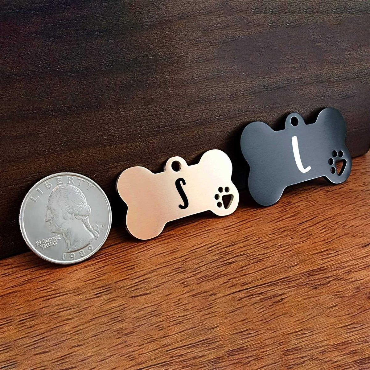 Stainless Steel Personalized Engraved Pet ID Tags U7472