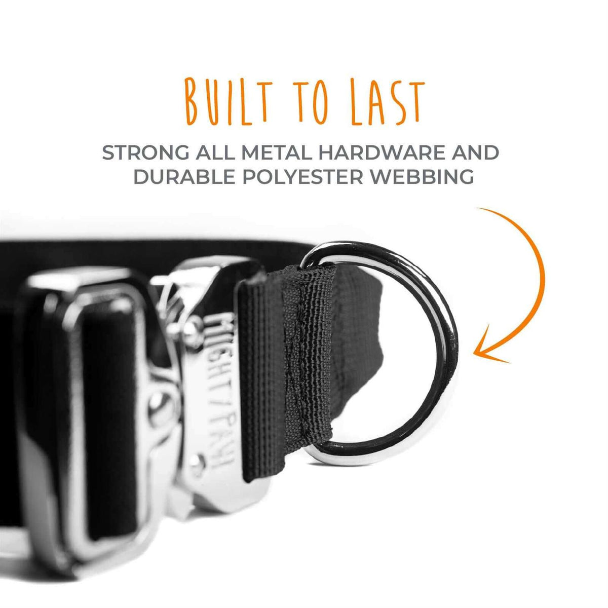 Heavy Duty Dog Collar with Metal Buckle G290