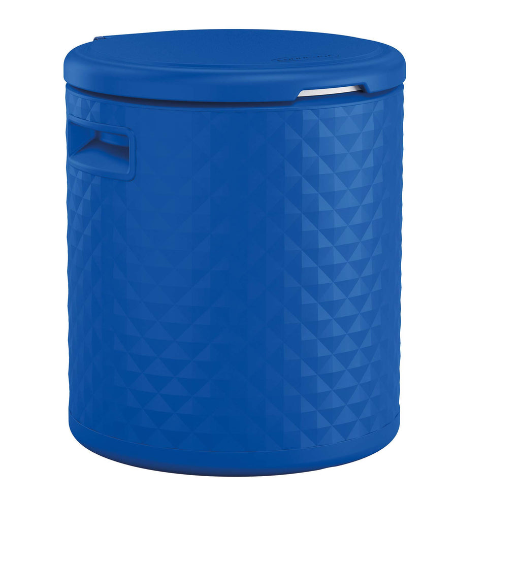 54 Qt. 3-in-1 Cooler Side Table and Stool, Blue G306