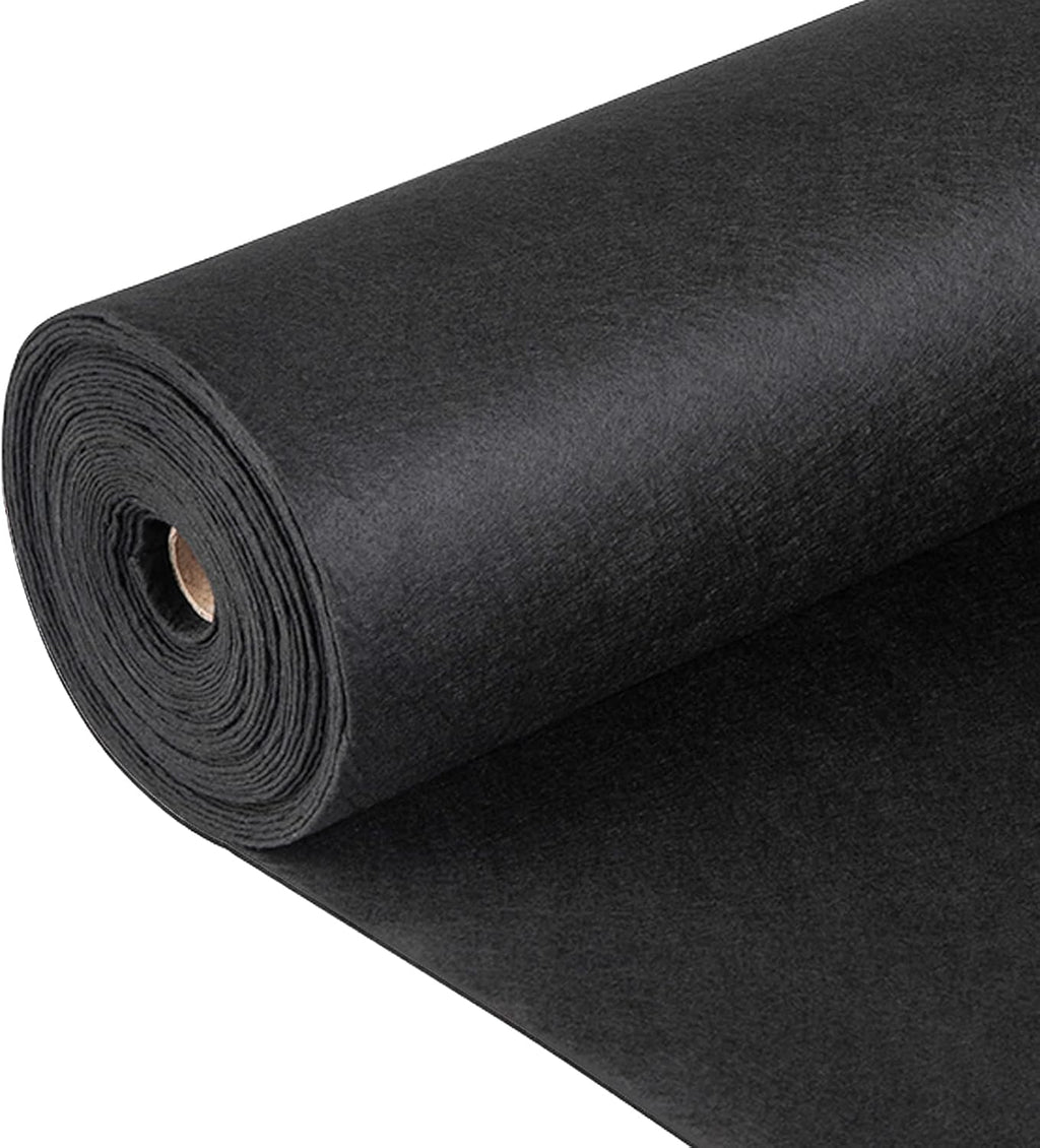 4OZ Heavy Duty Geotextile Landscape Fabric, 15ft x 20ft Black Pack of 2 L38799
