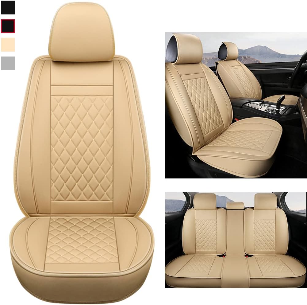 Gray Rear Bench Car Seat Cover O227750