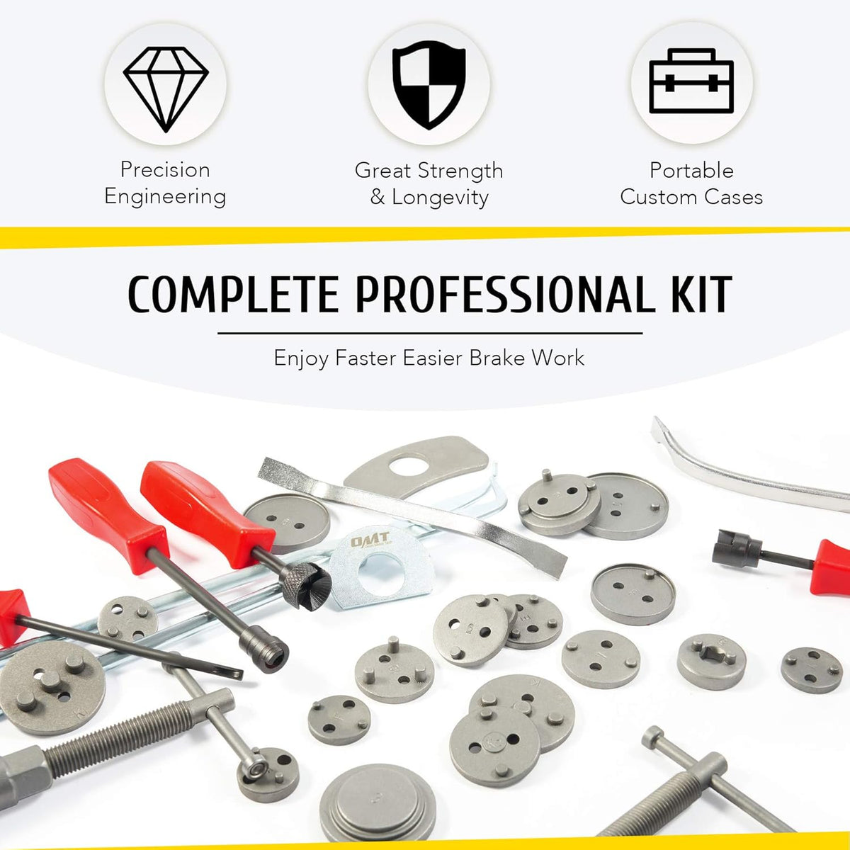 30pc 2-in-1 Disc Brake Caliper and Drum Brake Tool Set R464180