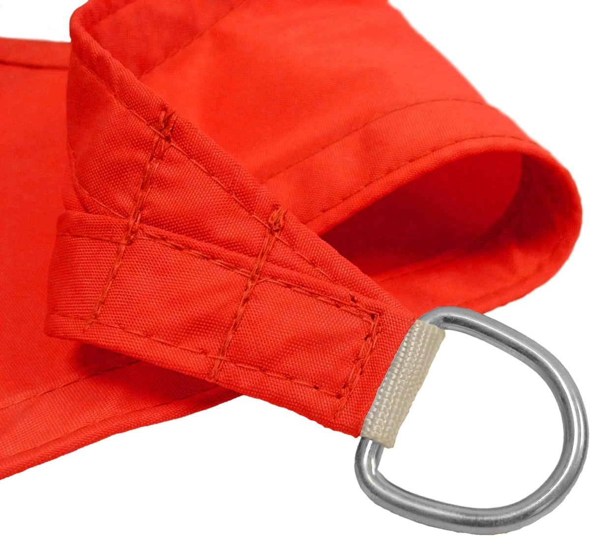 Waterproof Red Sun Shade Sail Canopy 9ft 10 x 6ft 7 Rectangle Q463232