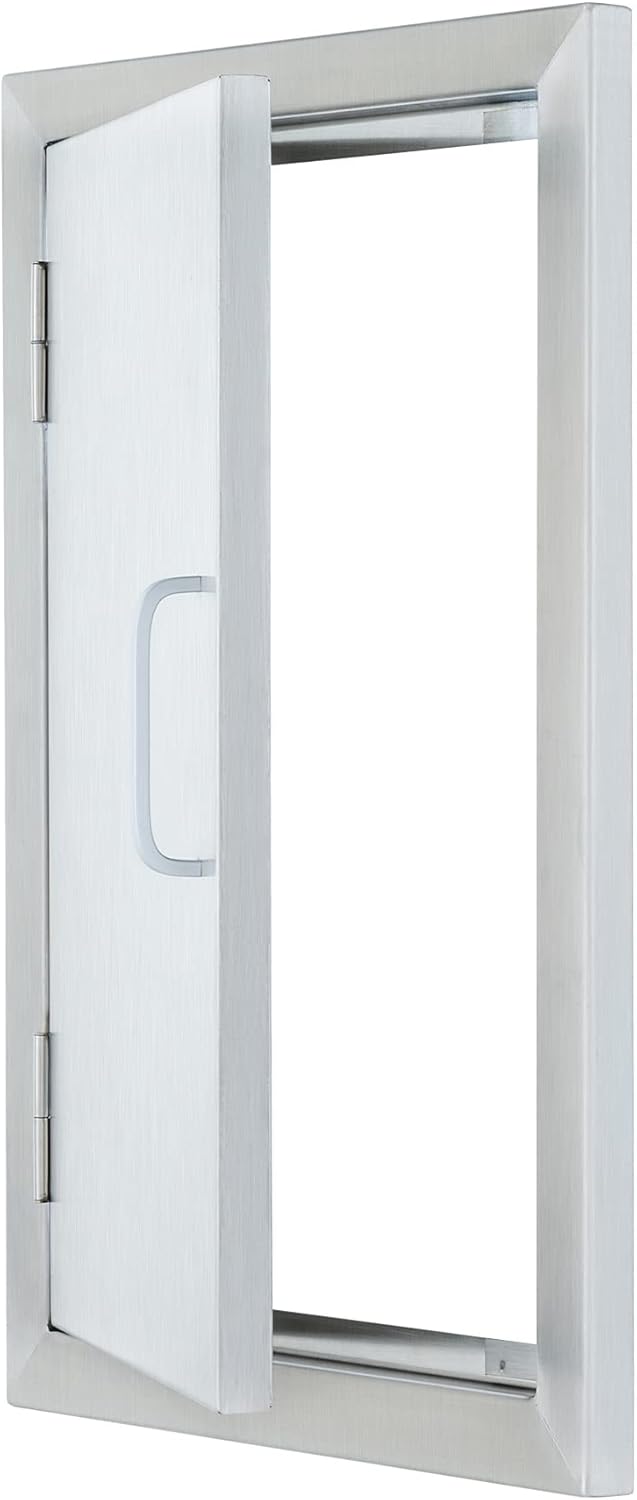 304 Stainless Steel Single Access Outdoor Kitchen Door (14 x 20) D41139