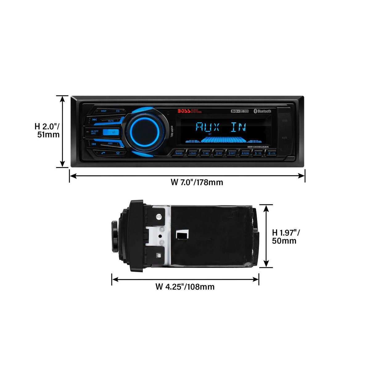 Marine Receiver with Bluetooth USB SD L919739