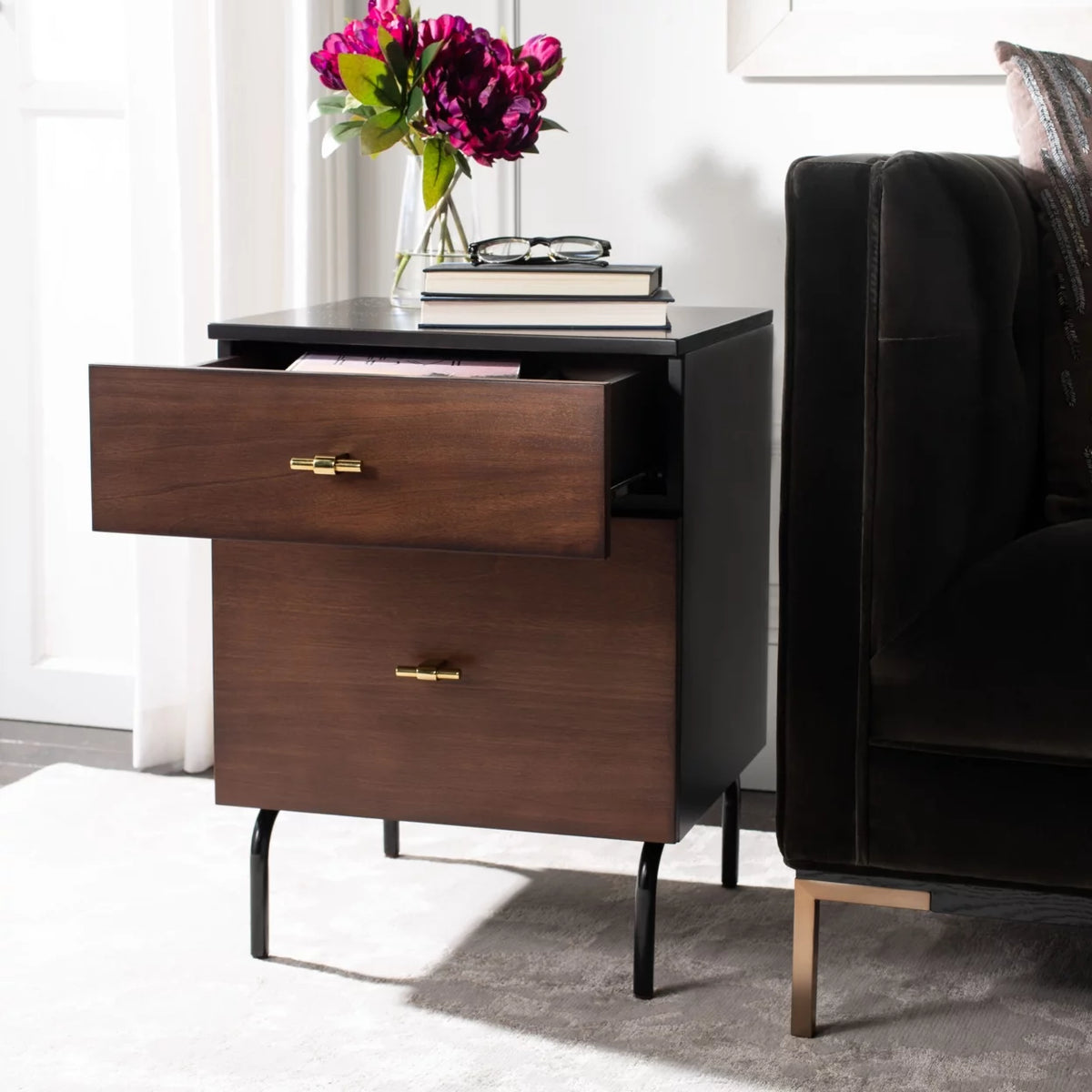 2 Drawer Nightstand W38503