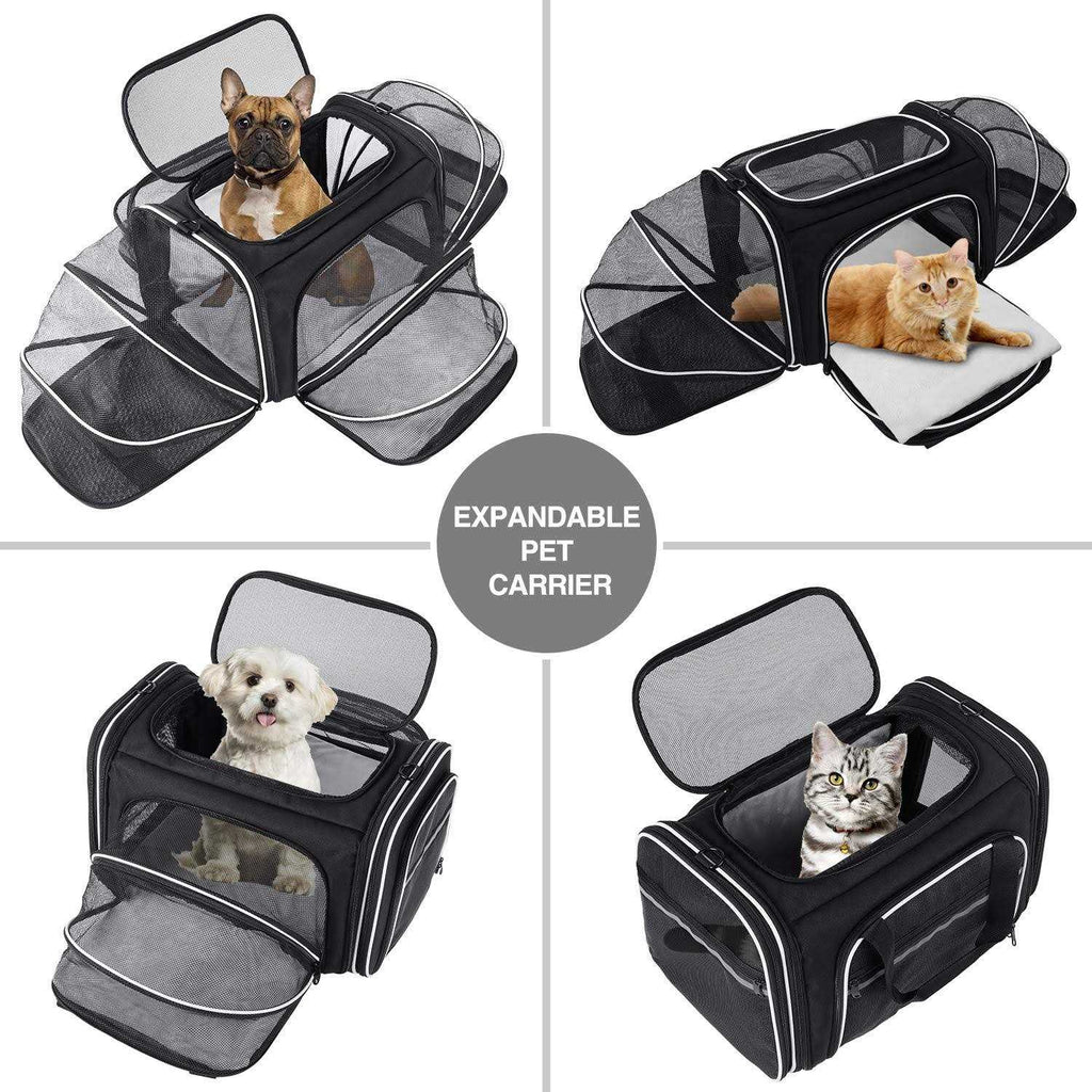 Soft Sided Pet Carrier 4 Expandable Collapsible J996