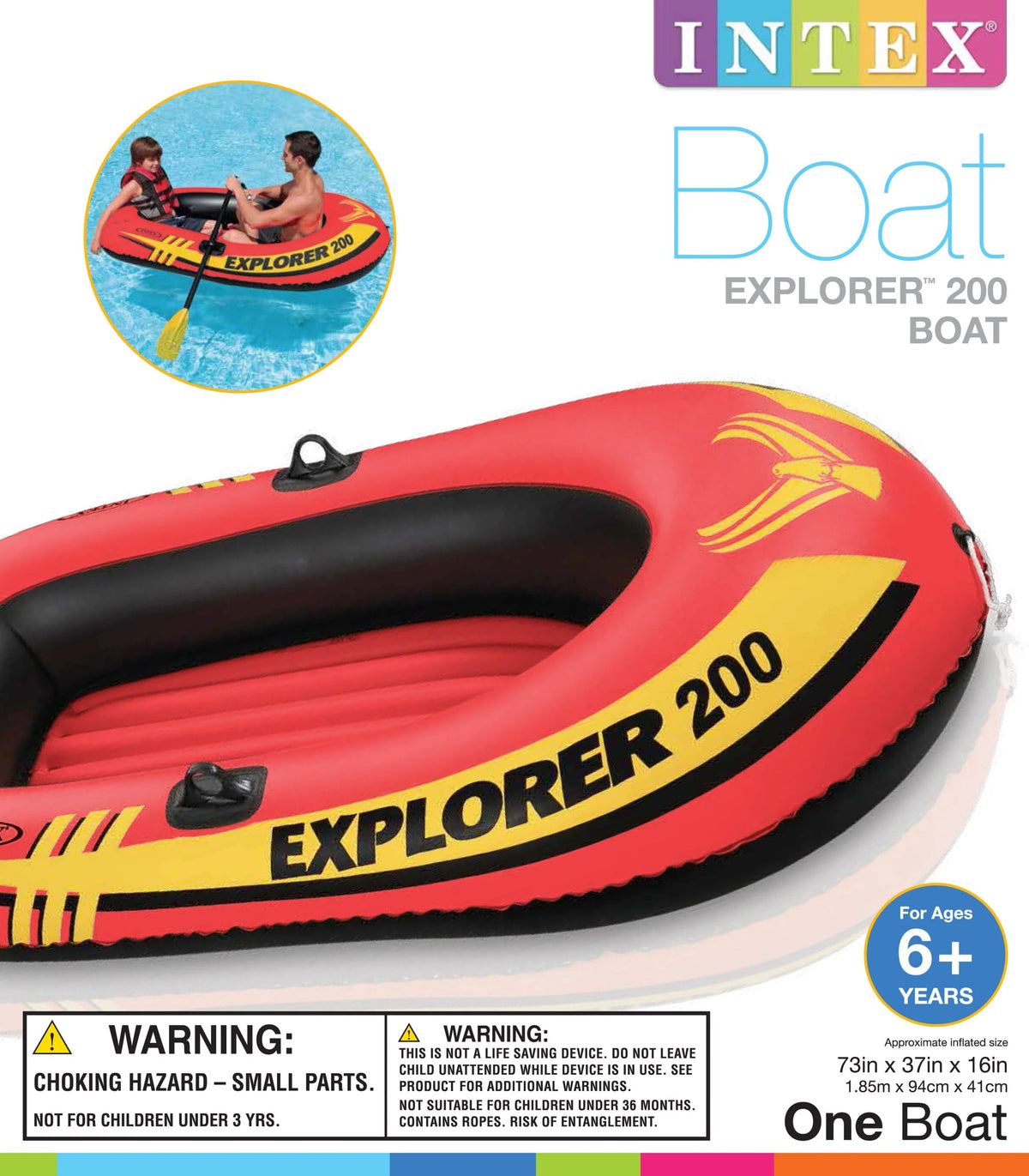 2-Person Inflatable Boat B7576