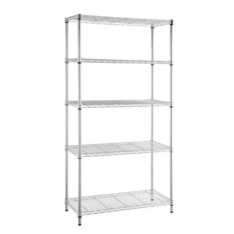 5-Tier Steel Wire Shelving Unit J333220