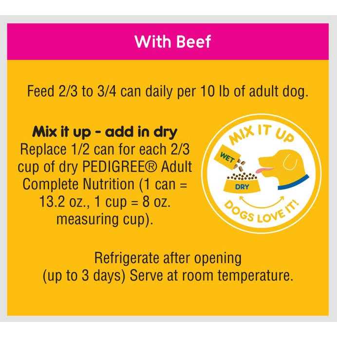 Beef & Chicken Wet Dog Food Variety Pack W304319