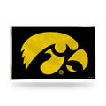 Black and Yellow Rectangular Banner Flag Q703108