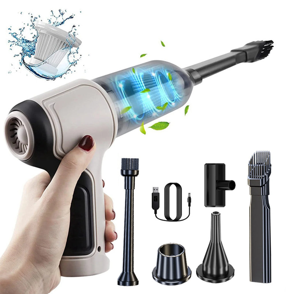 9000Pa 120W Wet and Dry Handheld Car Vacuum Cleaner B389