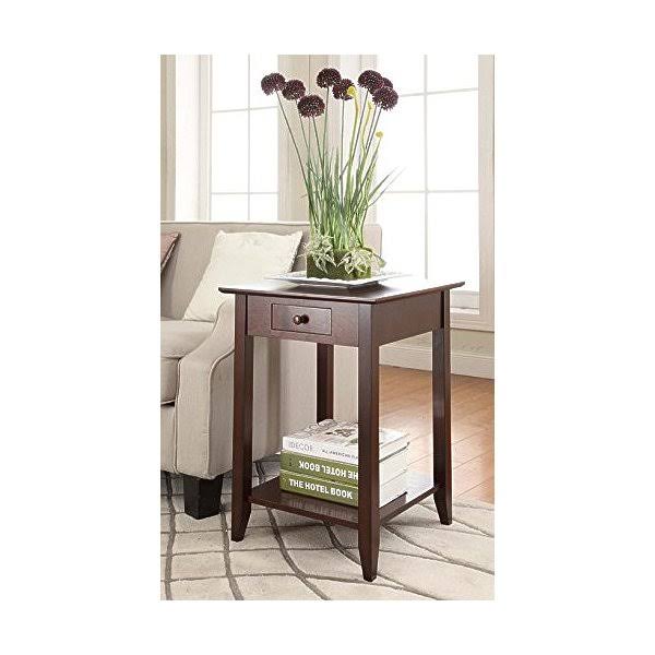 American Heritage End Table with Drawer & Shelf E5506