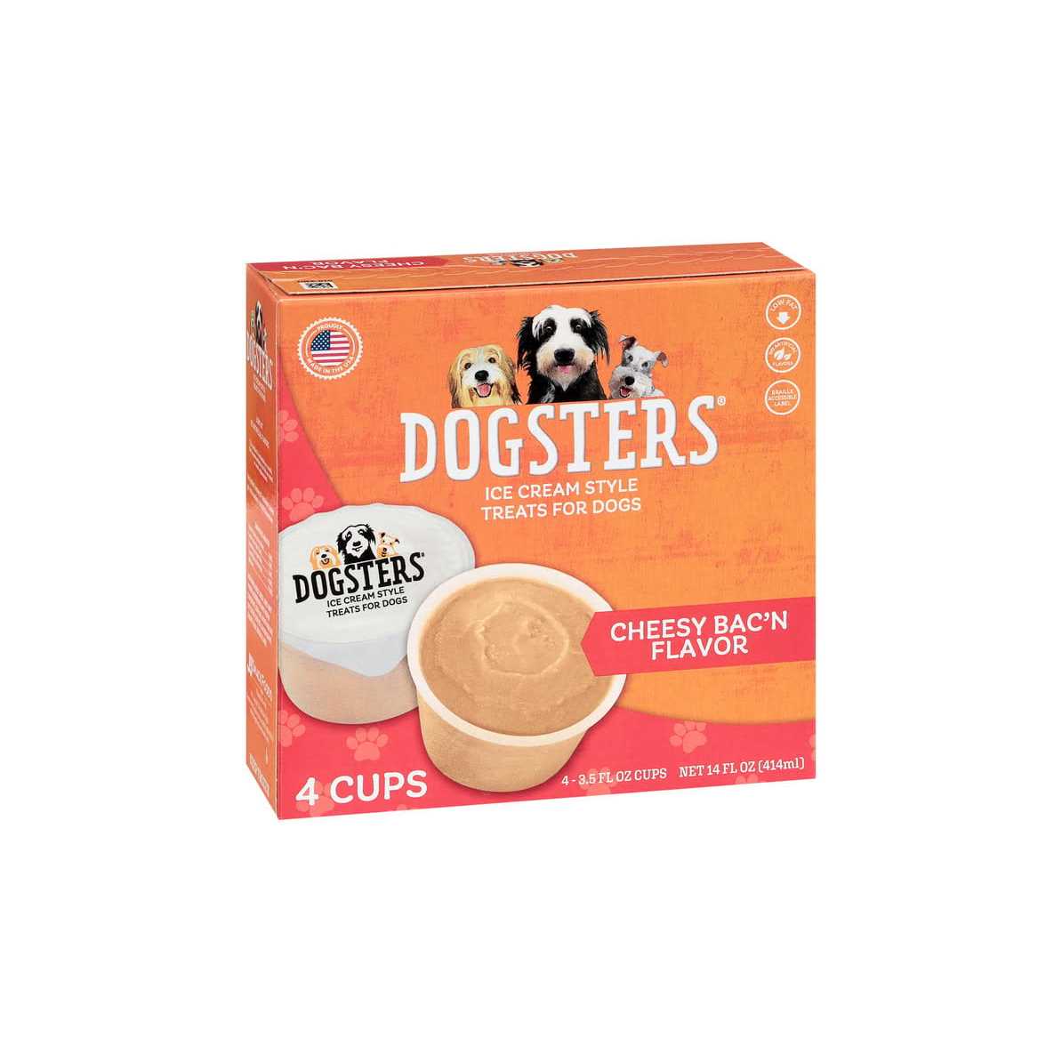 Cheesy Bac’n Flavor Ice Cream Style Dog Treats N843