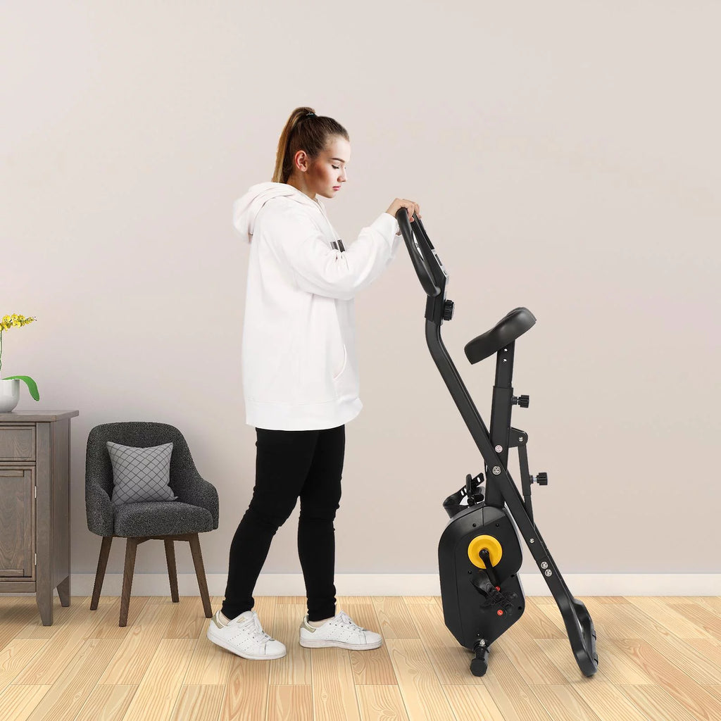 Folding Magnetic Stationary Exercise Bike Z261