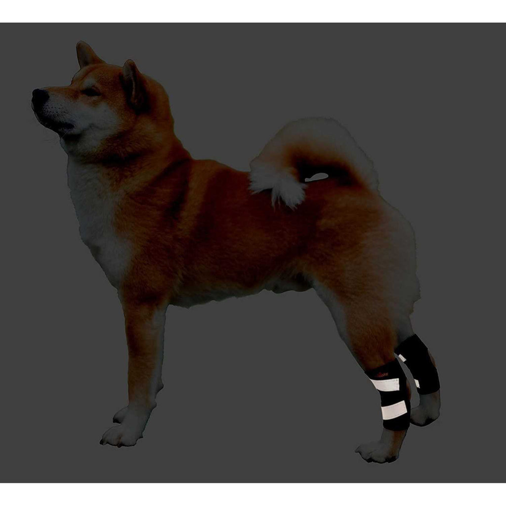 Dog Rear Leg Hock Ankle Support with Reflective Straps K4727
